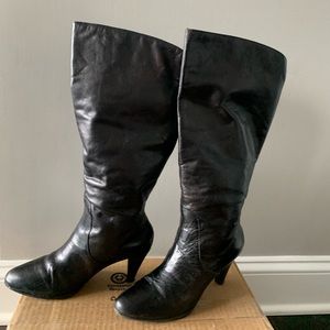 Rebecca  Minkoff black leather boots size 9